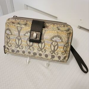 Sakroots "PASTEL ONE WORLD" Print, Cellphone Wallet/Wristlet